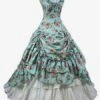 Women Retro Costumes Prom Dress Ruffle Marie Antoinette Costume Floral Print Dress Rococo Masquerade Ball Gown -AYA Cosplay Shop 07a1dd58 ea11 4a6d bb34 a7c6fa1cc5df