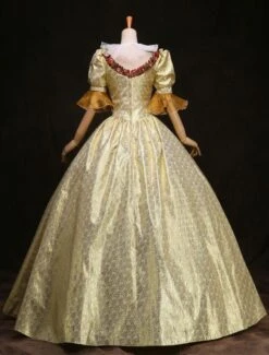 Prom Dress Victorian Dress Rococo Gold Ball Gown Half Sleeves Royal Retro Dress Halloween -AYA Cosplay Shop 0b4b0467 dc0c 46d3 8363 6d1f14ee8815