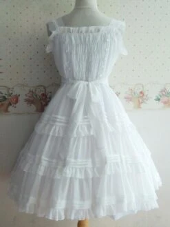 Lolitashow Sweet Buttons Polyester Lolita Dress -AYA Cosplay Shop 0f52041d b454 4b5e 9c65 4a5ca7831a04