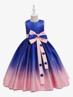 Kids Dress Princess Party Dress Flowers Sleeveless Gradient 5 Colors Flower Girl Dress -AYA Cosplay Shop 15e35933 f6bc 4a7b 8bc2 def2e579cf0a