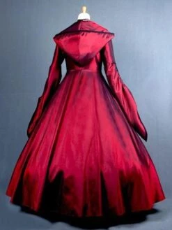 Salem Witch Costume Victorian Poplin Long Sleeves Witch Dress Costume Halloween -AYA Cosplay Shop 1bd5b17b 09ef 42a7 a117 ed8f2ed1f44f