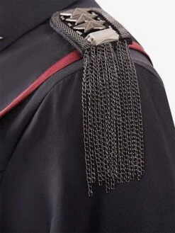 Military Style Lolita OP Dress 3 Pieces Set Black Chains Rivets Gothic Lolita One Piece Dresses -AYA Cosplay Shop 1f72400d 37df 44ea a3ef 176e824ad3f6