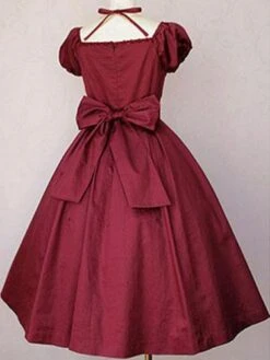 Classic Lolita Dress OP Dark Navy Short Sleeve Cotton Lolita One Piece Dress -AYA Cosplay Shop 201706281139421195868