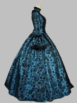 Prom Dress Victorian Dress Rococo Baroque Lace Ruffles Marie Antoinette Long Sleeves Vintage Party Dresses Halloween -AYA Cosplay Shop 20170825174514662662