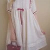 Sweet Lolita OP One Piece Dress Short Sleeve Stand Collar Chiffon White Lolita Dress -AYA Cosplay Shop 201711281138296363616
