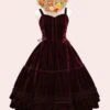 Sweet Lolita JSK Dress Velour Lace Up Ruffle Lolita Jumper Skirts