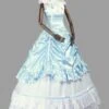 Rococo Retro Costumes Women Vintage Dress Ruffle Bow Marie Antoinette Costume 18th Clothing -AYA Cosplay Shop 201912101745362526465