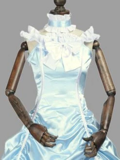 Rococo Retro Costumes Women Vintage Dress Ruffle Bow Marie Antoinette Costume 18th Clothing -AYA Cosplay Shop 201912101745372018711