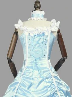 Rococo Retro Costumes Women Vintage Dress Ruffle Bow Marie Antoinette Costume 18th Clothing -AYA Cosplay Shop 201912101745375107933