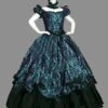 Victorian Dress Costumes Prom Dress Blue Marie Antoinette Short Sleeves Ball Gown Victorian Era Style Set Masquerade Vintage Dress -AYA Cosplay Shop 202001161646390693360