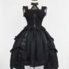 Gothic Lolita JSK Dress Lace Frill Lolita Jumper Skirts -AYA Cosplay Shop 202002041528075016369