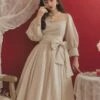 Classic Lolita OP Dress Puff Sleeves Lolita Vintage One Piece Swing Dresses -AYA Cosplay Shop 202005261142045023571
