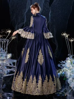 Rococo Victorian Retro Costume Dress Prom Dress Masquerade Lace Cotton Cosplay Costume Carnival -AYA Cosplay Shop 202009041432192414980