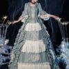 Prom Dress Rococo Victorian Retro Costume Dress Layered Ruffles Cosplay Costume Carnival