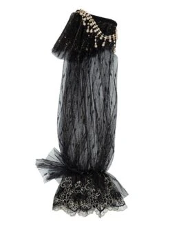 Sweet Lolita JSK Dress 3 Pieces Set Lace Up Bows Tulle Polyester Black Lolita Jumper Skirts -AYA Cosplay Shop 20201208162253711759