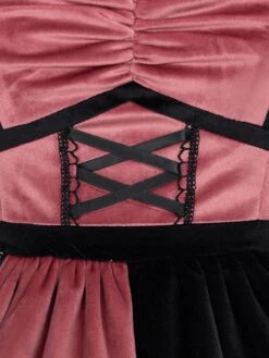 Sweet Lolita JSK Dress Watermelon Red Polyester Sleeveless Polka Dot Nets Tiered Lolita Jumper Skirts -AYA Cosplay Shop 202103161045422995288