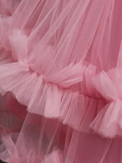 Flower Girl Dresses A-Line Jewel Neck Sleeveless Red Bows Polyester Sequined Tulle Polyester Cotton Kids Social Party Dresses Princess Dress -AYA Cosplay Shop 202104061722013053221