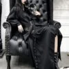 Gothic SK Dress Black Skirt Polyester Daily Casual Long Skirt -AYA Cosplay Shop 202106091820022958593