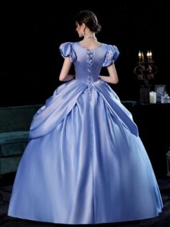 Retro Costumes Dress For Women Light Sky Blue Euro-Style Marie Antoinette Costume Party Prom Dress -AYA Cosplay Shop 202108231906020322061