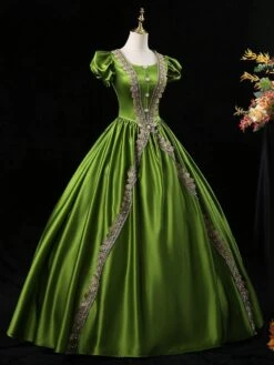 Prom Dress Retro Costumes Dress For Women Royal Blue Euro-Style Marie Antoinette Costume Vintage Clothing -AYA Cosplay Shop 20210823190603340191