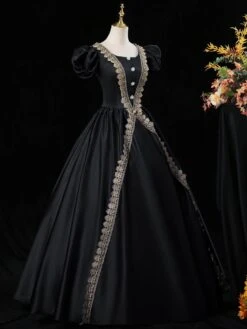 Prom Dress Retro Costumes Dress For Women Royal Blue Euro-Style Marie Antoinette Costume Vintage Clothing -AYA Cosplay Shop 202108231906057342724