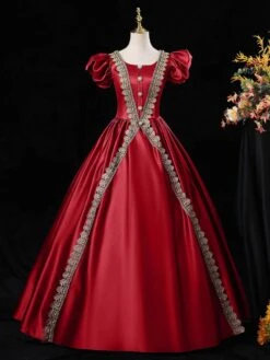 Prom Dress Retro Costumes Dress For Women Royal Blue Euro-Style Marie Antoinette Costume Vintage Clothing -AYA Cosplay Shop 202108231906060759882