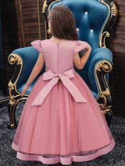 Party Dress For Christmas Red Polyester Fiber Sleeveless Christmas Holidays Princess Dress -AYA Cosplay Shop 202110271950459174784