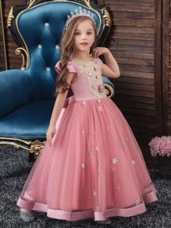 Party Dress For Christmas Red Polyester Fiber Sleeveless Christmas Holidays Princess Dress -AYA Cosplay Shop 20211027195049071805