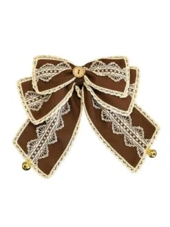 Sweet Lolita JSK Dress 4-Piece Set Polyester Sleeveless Christmas Lolita Jumper Skirt Outfit -AYA Cosplay Shop 202112061541356494028