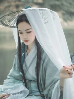 Chinese Style Lolita Dress 2-Piece Set Pale Green Long Sleeve Polyester Lolita Dress Outfit -AYA Cosplay Shop 202112291144547934365