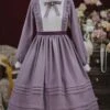 Classical Lolita Dress Polyester Bows Long Sleeves Lolita One Piece Dress