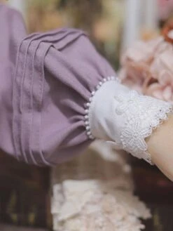 Classical Lolita Dress Polyester Bows Long Sleeves Lolita One Piece Dress -AYA Cosplay Shop 20220217103711776844