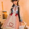 Sweet Lolita Dress Plaid Long Sleeves Country Lolita One Piece Dress -AYA Cosplay Shop 202203101635323991747