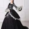 Prom Dress 2024 Rococo Long Sleeve Classic Victorian Dress With Headwear