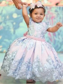 Kids Dress Bows Sleeveless 5 Colors Princess Party Dress -AYA Cosplay Shop 202203291519140881722