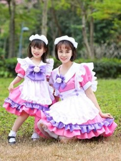 Pink Lolita OP Dress Ruffles Lolita One Piece Dresses -AYA Cosplay Shop 202205121512489699381