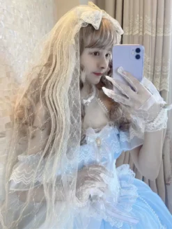 Sweet Lolita Tiered Flounce Sweet Hime Lolita Dress -AYA Cosplay Shop 202205131143520052946