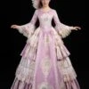 Pink Retro Costumes Women's Floral Print Lace Ruffles Polyester Tunic Hat Dress Marie Antoinette Costume Euro-Style Party Prom Dress 2 Pink Retro Costumes Women's Floral Print Lace Ruffles Polyester Tunic Hat Dress Marie Antoinette Costume Euro-Style Party Prom Dress -AYA Cosplay Shop 202205301756025207884
