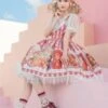Sweet Lolita Dress Polyester Sleeveless Dress Adjustable Elastic -AYA Cosplay Shop 202205311719221761658