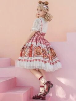 Sweet Lolita Dress Polyester Sleeveless Dress Adjustable Elastic -AYA Cosplay Shop 202205311719231687159