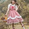 Sweet Lolita Dress Polyester Sleeveless Sweet Dress Lolita Dress -AYA Cosplay Shop 20220531171925062508
