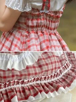 Sweet Lolita Dress Polyester Sleeveless Sweet Dress Lolita Dress -AYA Cosplay Shop 202205311719267063402