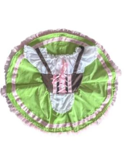 Parent-child Green Lolita OP Dress Lace Up Ruffles Lolita One Piece Dresses -AYA Cosplay Shop 202205311842176528963