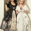 Sweet Lolita Dress Polyester Short Sleeves Dress Adjustable Elastic -AYA Cosplay Shop 202206061340279991972