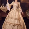 Champagne Retro Costumes Polyester Dress Women's Marie Antoinette Costume Euro-Style Vintage Clothing 2 Champagne Retro Costumes Polyester Dress Women's Marie Antoinette Costume Euro-Style Vintage Clothing -AYA Cosplay Shop 202206181633575124924