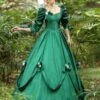 Green Retro Costumes Polyester Dress Women's Euro-Style Marie Antoinette Costume 18th Century Costume -AYA Cosplay Shop 202206181634385638316