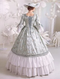 White Retro Costumes Women's Polyester Marie Antoinette Costume Dress Gothic 18th Century Costume -AYA Cosplay Shop 202206181635133112655