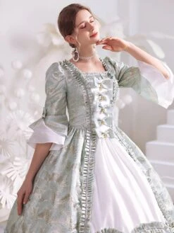 White Retro Costumes Women's Polyester Marie Antoinette Costume Dress Gothic 18th Century Costume -AYA Cosplay Shop 202206181635141718868