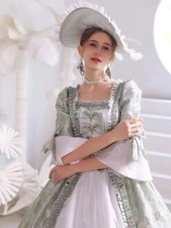White Retro Costumes Women's Polyester Marie Antoinette Costume Dress Gothic 18th Century Costume -AYA Cosplay Shop 202206181635171217117