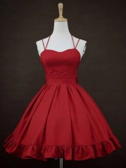 Sweet Lolita Dress Cotton Sleeveless Dress -AYA Cosplay Shop 202206231428311097342